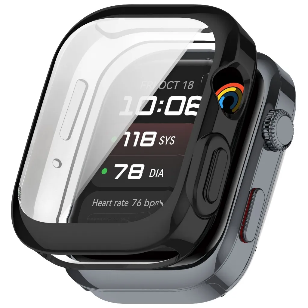 For Huawei Watch D2 Tpu Full Coverage Case Screen Protector Soft Plating Protective Bumper Frame Huawei Watchd2 Cover Casing