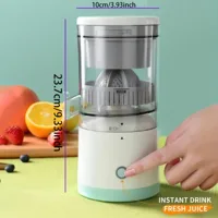 1PC electric juicer orange juice juicer USB rechargeable citrus lemon juicer wireless fruit blender automatic fresh juicer 6