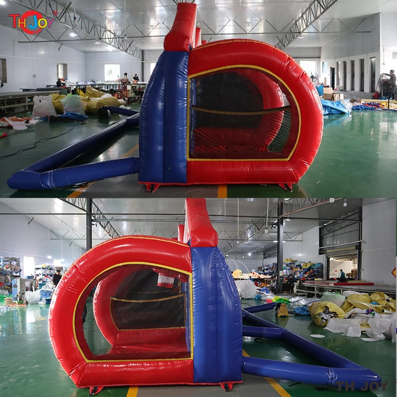 2024 Newest 5 in 1 Inflatable Carnival Bundle Games Soccer Dart Knock Down Ring Ross Game For Kids And Adults 2