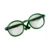 Doll Accessory Transparent Plastic Glasses Transparent Candy Color Round Transparent Glasses 6.5CM 9CM Miniature 3