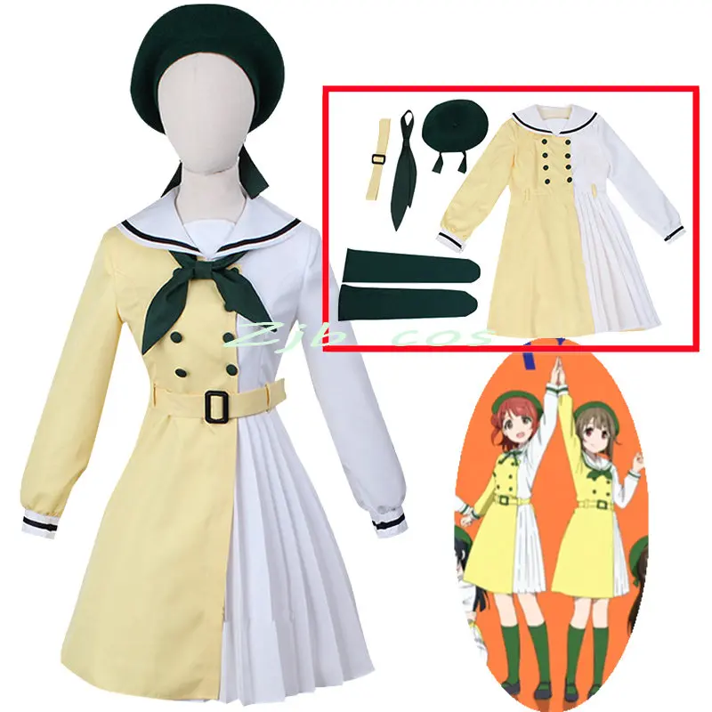 

Uehara Ayumu Cosplay Anime LoveLive Costume Dresses Nijigasaki High School Miyashita Ai Dress Hat Socks Yuki Setsuna Stage Cos