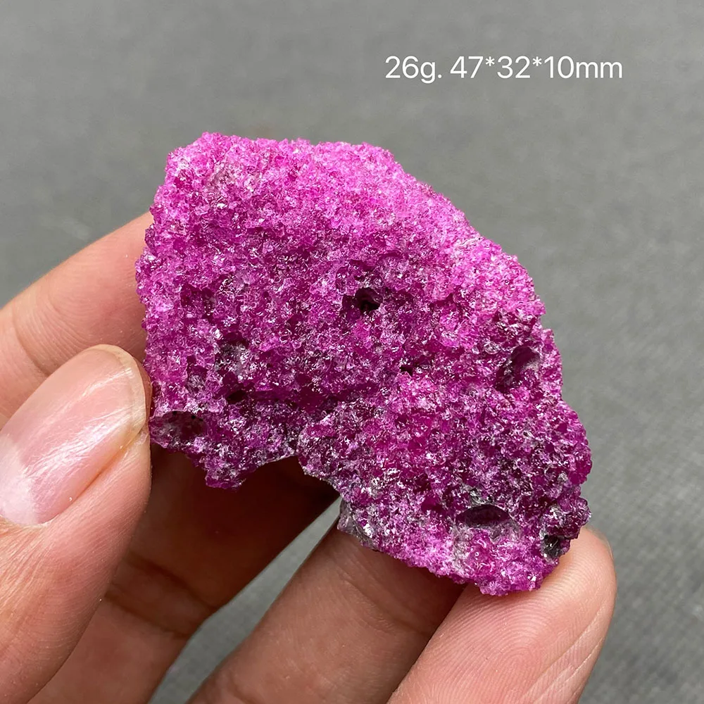 100% natural Myanmar Fluorescent Ruby rough mineral stones and crystals healing crystals quartz gemstones