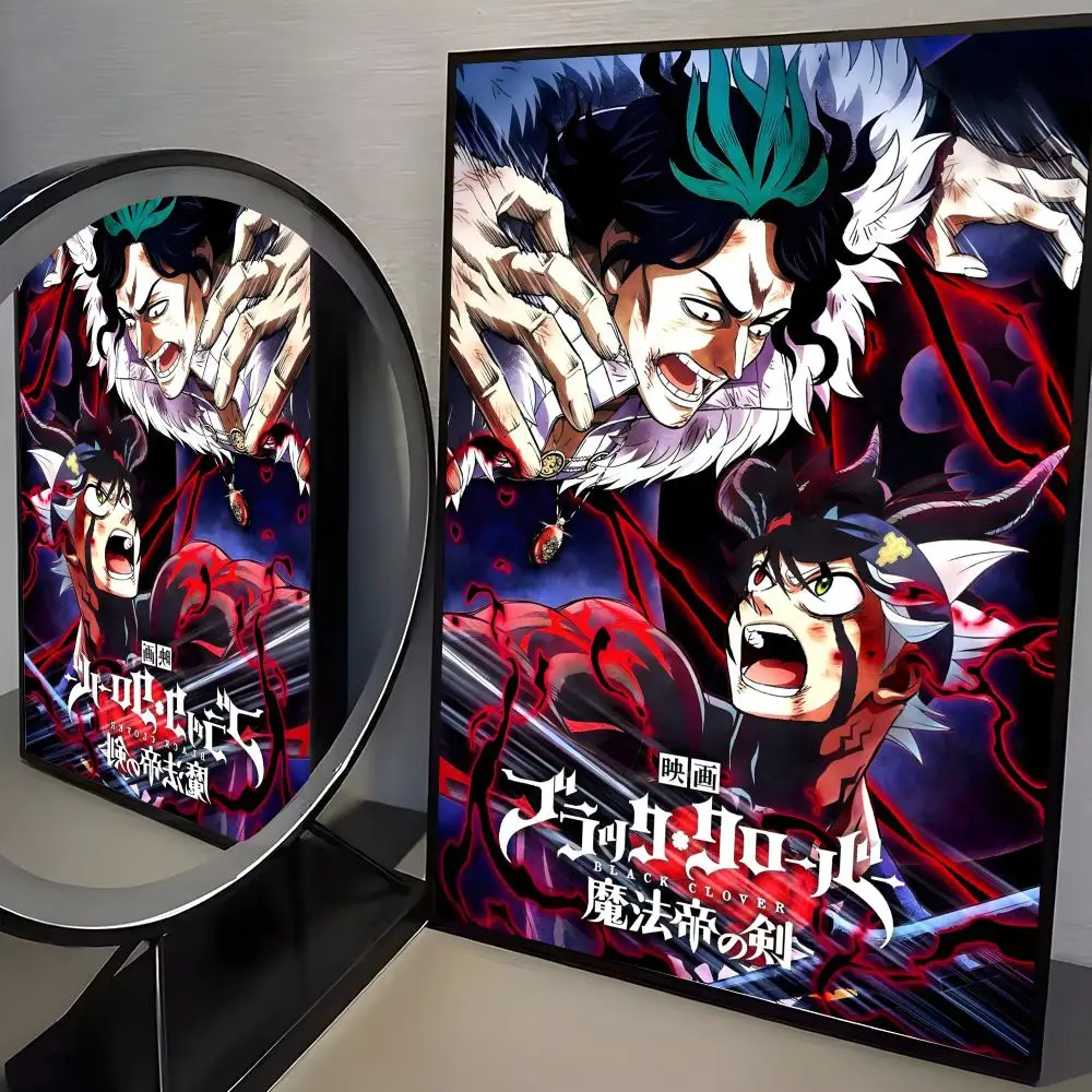 Waterproof HD Anime Art Poster - Self-Adhesive Fade-Resistant Wall Decor