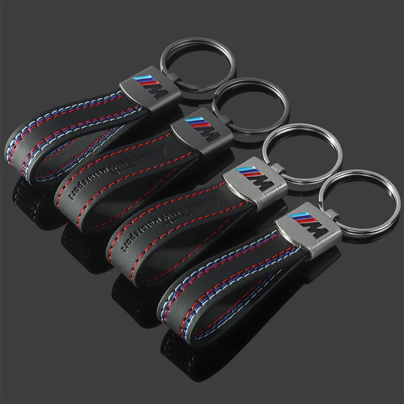 3색 자동차 엠블럼 키 폴브 키링 키 체인 장식 (BMW M X1 X2 X3 X4 X5 G30 G32 자동차 실내 개조 액세서리)