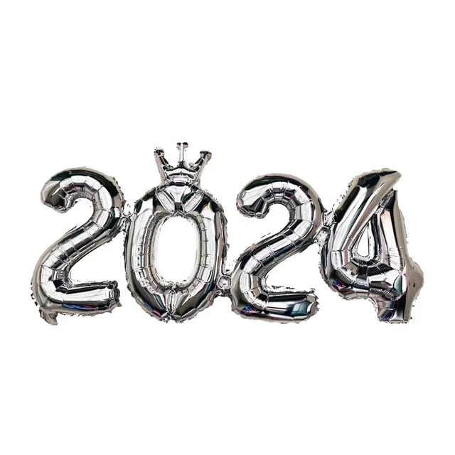  2024 Balloons, 40 Inch Number Balloon, Graduation Balloons,  2024 Balloons Graduation, 2024 Balloon Numbers, Graduation Balloons Class  of 2024, 2024 Gold Foil Number Balloon Party Birthday 2 0 2 4 : Toys & Games