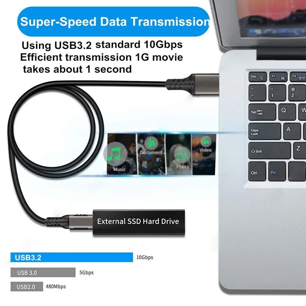 Macdot USB 3.2 Gen 2 Elbow Cable 4
