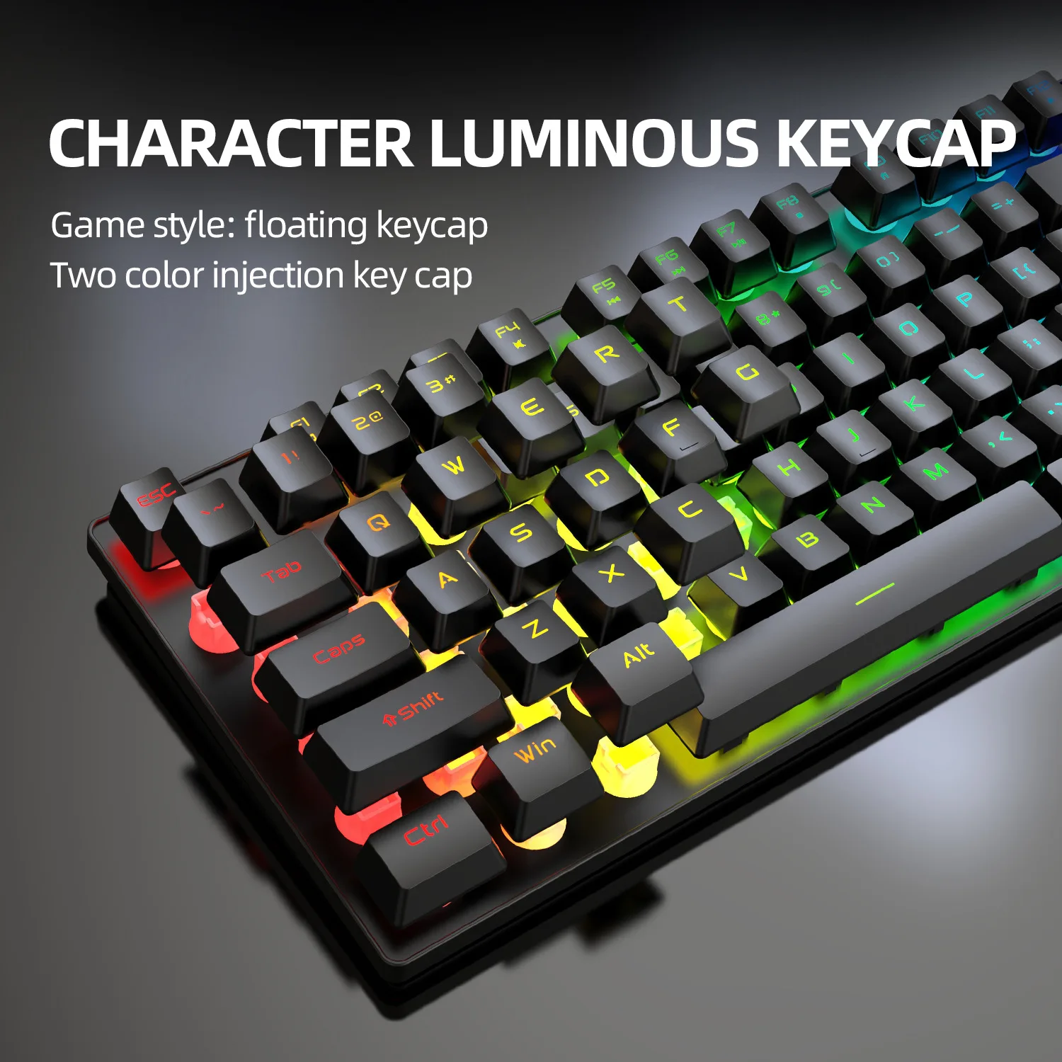 ensemble clavier et souris sans rétroéclairage touches clavier de kit pc ordinateur