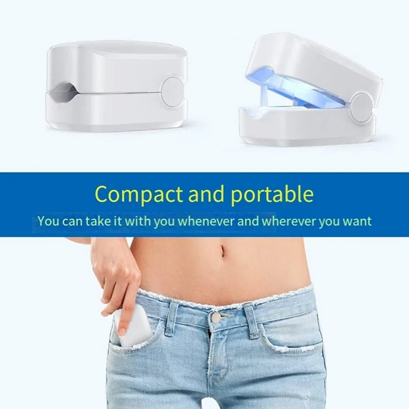 Toenail laser treatment light, high intensity treatment, portable UV fingernail sterilization light, blue nail wash light 6