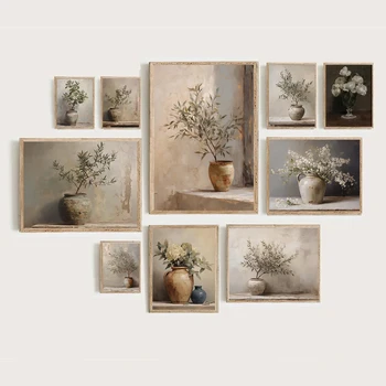 Rustic Vintage Still Life Canvas 1