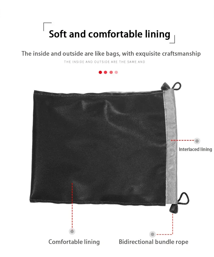 1PCSWaterproof Kordelzug Tasche reise Staub Taschen Münze Gläser Headset Daten Kabel Beutel Kordelzug Sporting Goods Pouch Organizer – Detail 7