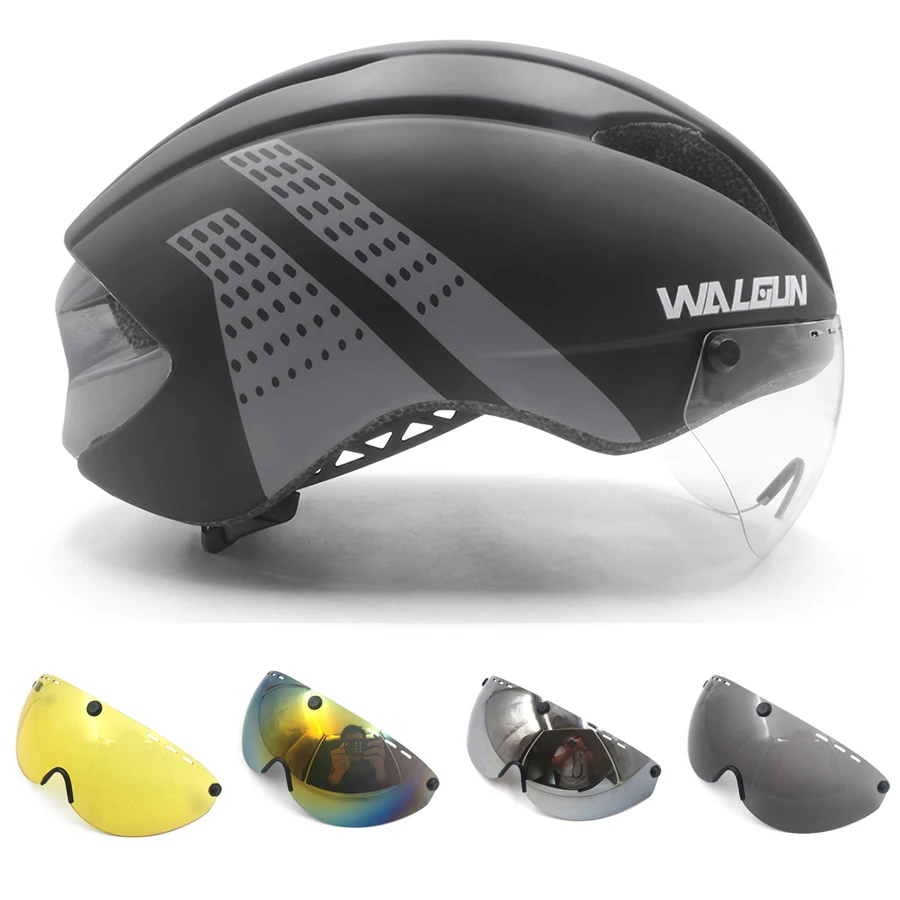 Occhiali Ultraleggeri A 3 Lenti Aero Casco Da Bicicletta Road Mtb Bike Riding Mens Speed Airo Casco Da Ciclismo A Cronometro Casco Ciclismo M L