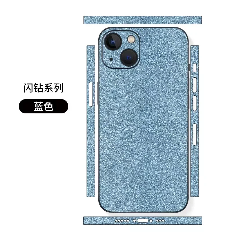 

Colorful Back Skin For iPhone 13 12 Pro Max 14pro Transparent Laser Back Sticker For iPhone14 Plus 12Pro Max Screen Protector