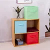 Folding Non-woven Fabric Storage Box With Handle Storage Basket Cube Bin For Children Toys Sundries Organizer Storage Bins 3