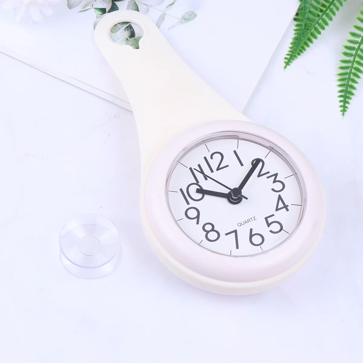

Digital Clocks Bathroom Clocks Wall- Shower Clock Hanging with Suction Cup Silent Movement Hanging Clock for Bathroom Kitchen (