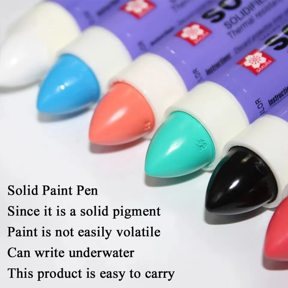 Paint Pen Marker 1Pcs Permanent For High Temperature Waterproof Construction Industrial Metal