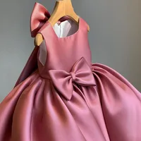 1 2 3 4 5 6 7 8 ans arc filles robe fête d'anniversaire bébé robe de baptême pour les filles princesse Costume de noël nourrissons robes 4