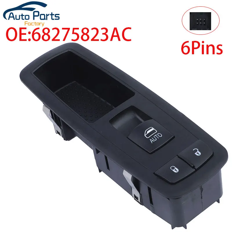 

Новый переключатель переднего правого стекла для Dodge Ram 1500 2500 3500 4500 5500 68275823AC DWS1993
