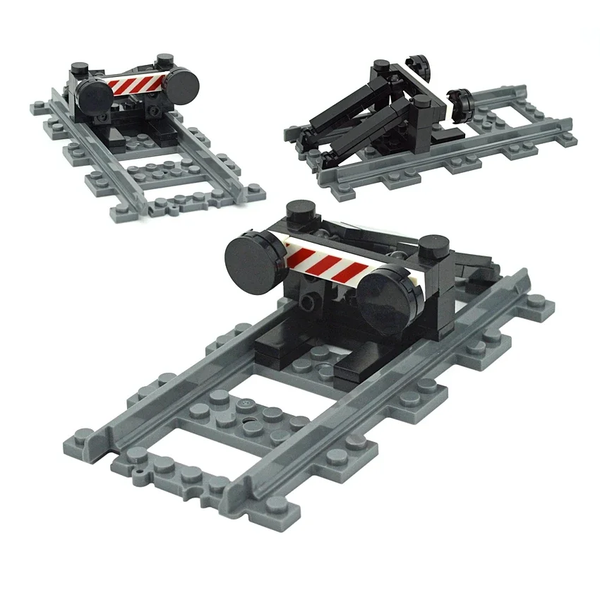 Enhanced Train Accessories and Building Block Set with Wheel Track Parts and Power Functions