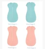 INSULAR Newborn Cotton Sleeping Bags Baby Anti-startle Wrap Blanket Infant Sleepsacks Baby Sleepwear Double Zipper Four Seasons 6