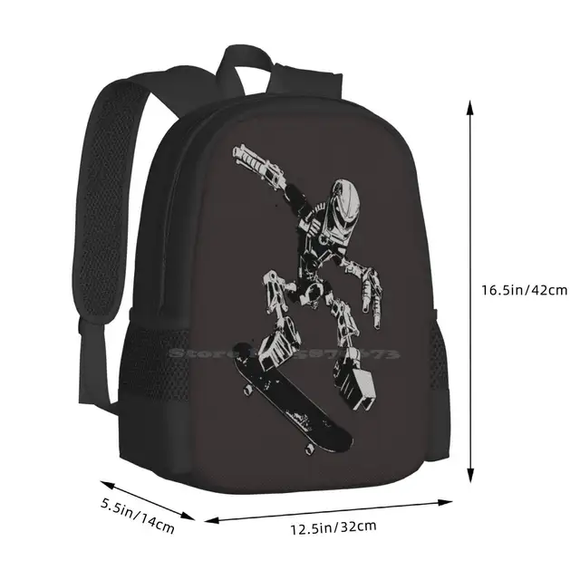 Laptop Backpacks Skateboard School Bag Lewa Shredding School