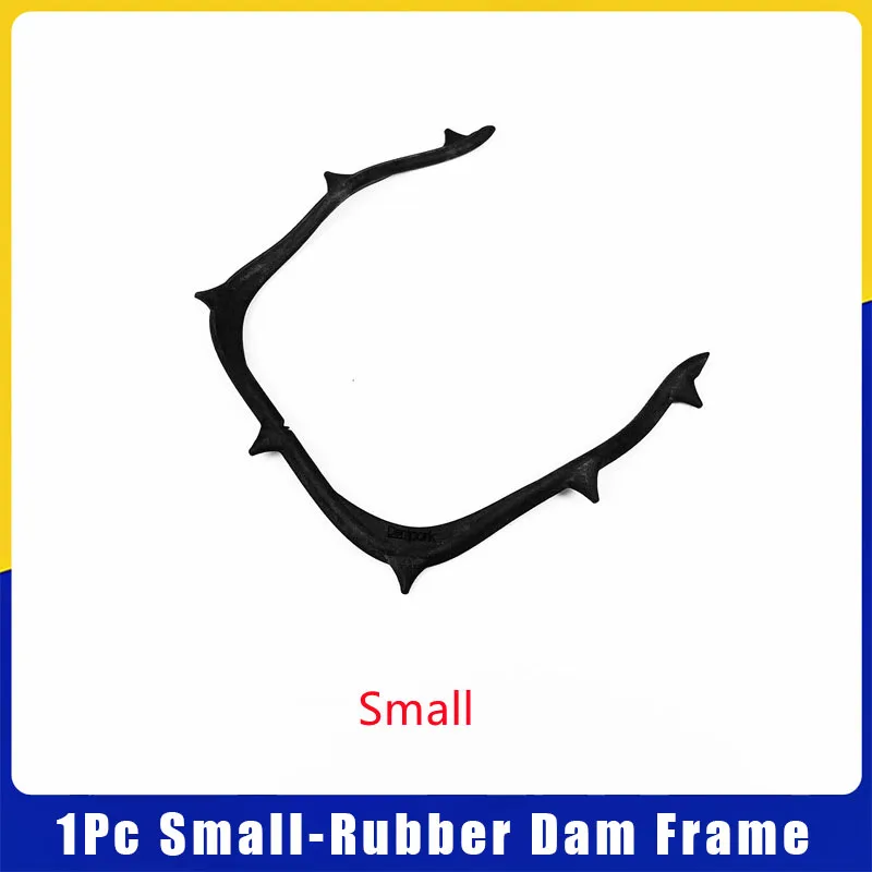 1/36 יחידות גיליון גומי דנטלי 6''X6'' מסגרת לטקס טבעי דם פחמן גיליון דם מחזיק חומרים להלבנת שיניים