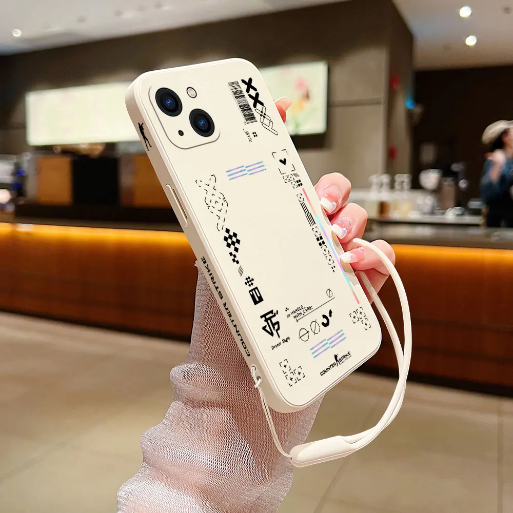 인기 패션 게임 CS 클리어 GO 케이스, OPPO Realme 11 10 9 9i 8 8i 7 7i 6 Pro Plus C31 C35 C1 C11 C12 C15 C20 C21Y C25 C25S 커버