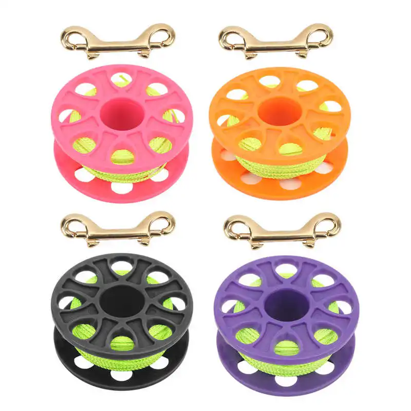 Dive Reel Diving Reels Plastic Material Fluorescent Green Line for Cave