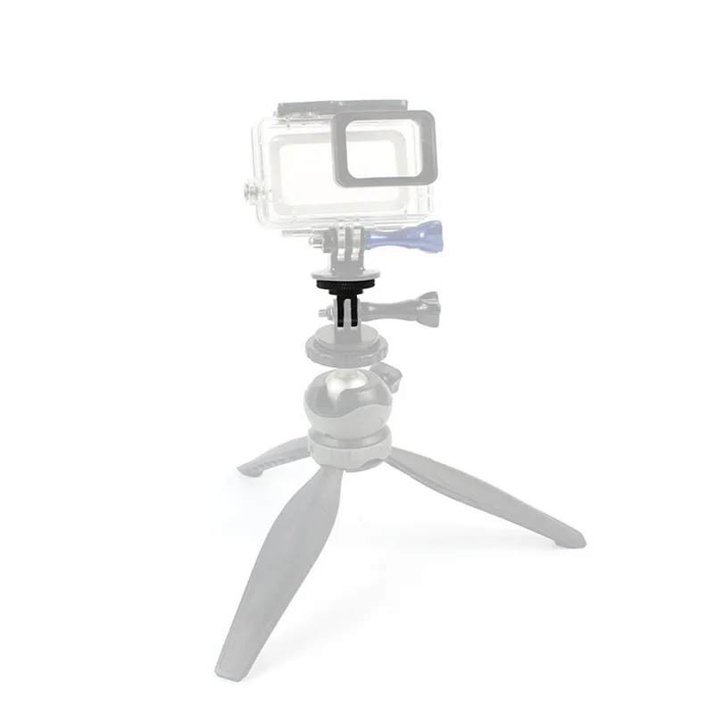 1/4 Screw Converter Mini Tripod Adapter for Gopro 13 12 11 10 9 Eken Sjcam Insta360 X3 X4 R DJI Action Camera Gopro Accessories