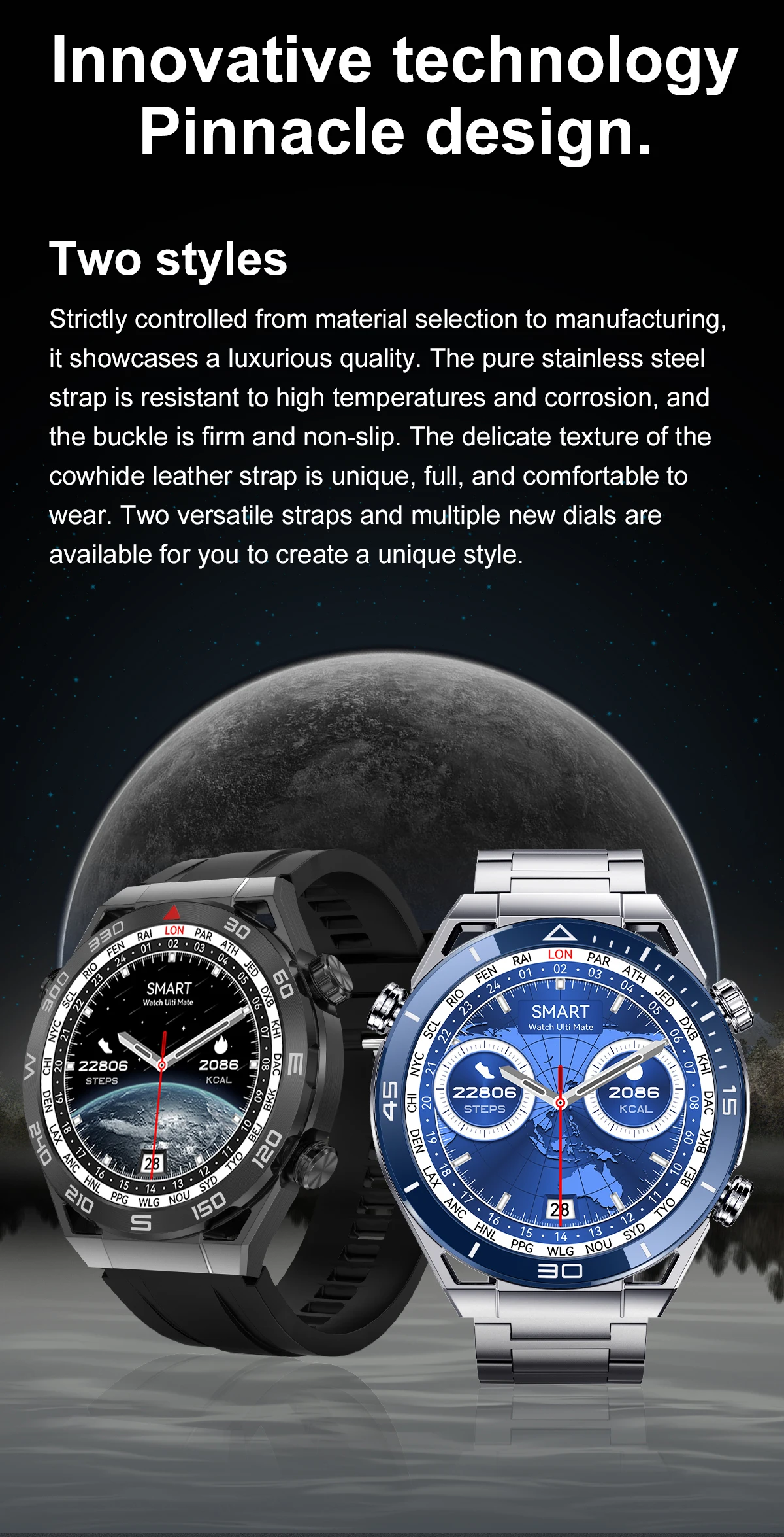 DT Ultra Mate Smart Watch description image 3