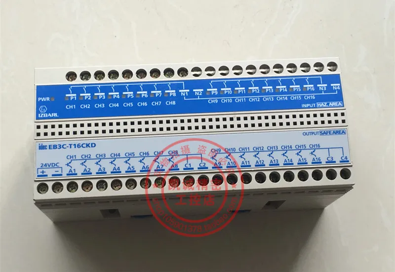 

Original Japan Izumi IDEC Safety Barrier Controller EB3C-T16CKD DC24V Genuine In Stock