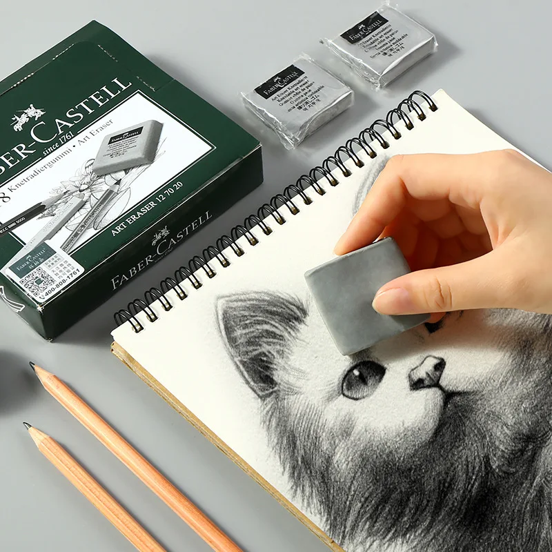 1 Pc 아트 지우개 Faber Castell Waxers Plasticine 드로잉 고무 127020   7020 지우개 사무실, 문화 및 교육