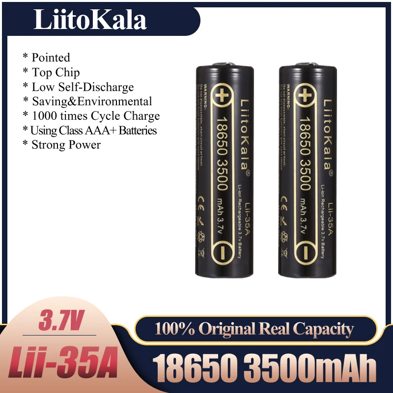 Bateria de Iões de Lítio Recarregável de Grande Capacidade Grande Capacidade 18650 3500mah 37v Controlo Remoto Rato Ventilador Pequeno Brinquedo Elétrico - Image 4