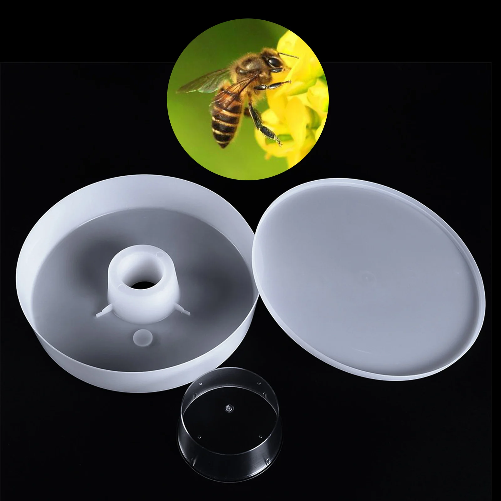1PCS Bee Water Feeder Beehive Entrance Drinking Bowl for Bee Drinking Syrup Feeding Equipment Beekeeping Supplies