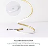 Modern LED Table Lamp Dimmer Switch Desk Light For Study Reading Bedside Sofe Corner Decorative Decor Fixture Table Lighting 6