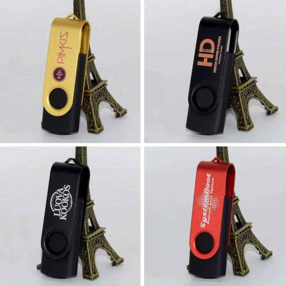 Usb Flash Drive Flash Drive 50pcs/lot Free Logo Real Capacity USB Flash Drive Usb 2.0 4GB 8GB 32GB 64GB Photography Gift Pendrive USB Memory stick