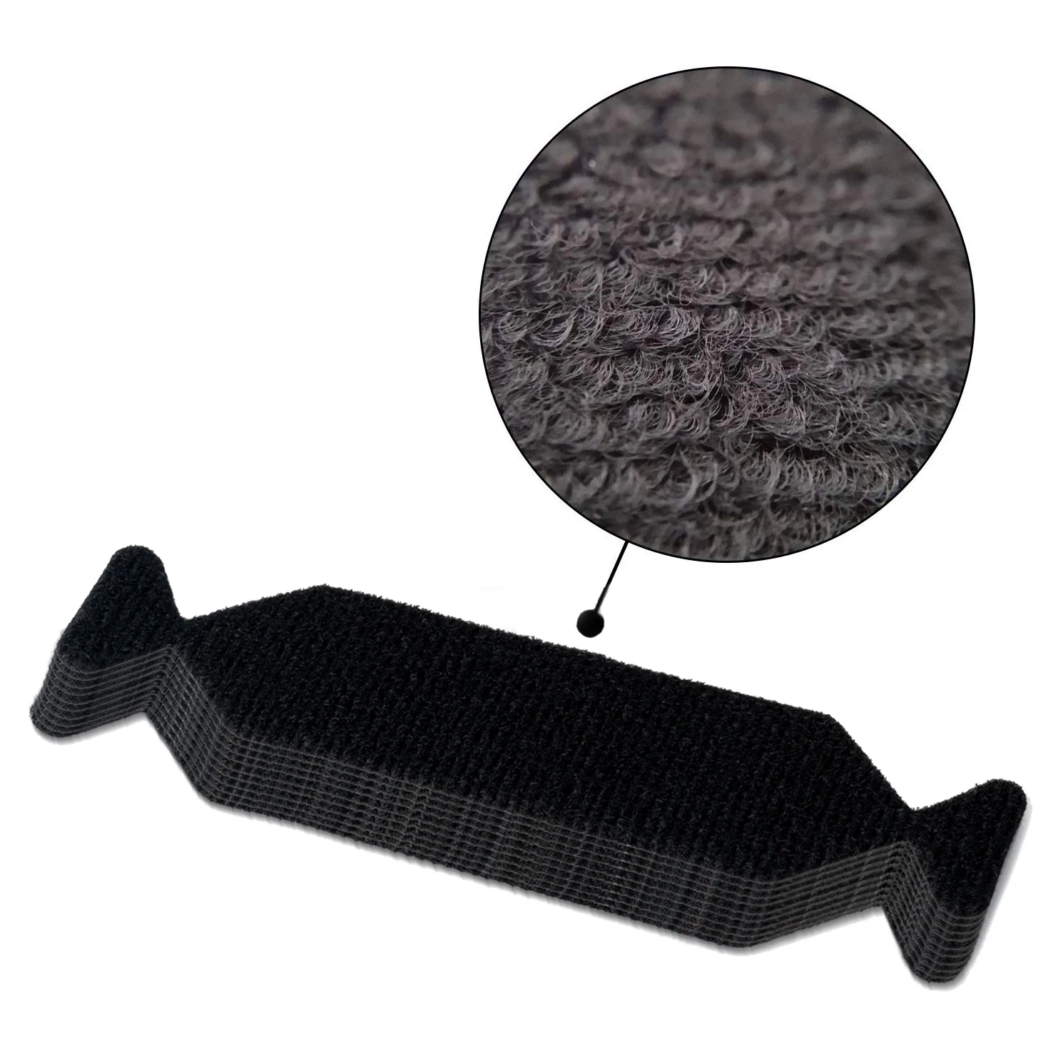 EHDIS 20PCS Spare Felt Fabric Cloth For Wrapping Car Vinyl Squeegee 10CM Scraper Scratch-Free Replacement Edge Protection Tools