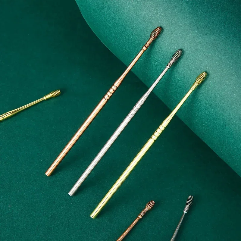Stainless Steel Ear Wax Pickers Earpick Wax Remover Curette Ear Pick Cleaner Cleaner Spoon Care Clean Tool Health Care ear pick ear wax cleaner ear cleaner set ear cleaner ear picking tools set ear wax removal kit
