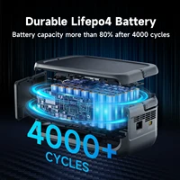 ALLPOWERS VOLIX P300, centrale électrique portable de 256 Wh, batterie LiFePO4 de 300 W, contrôle via application Bluetooth, fonction UPS, générateur solaire pour le camping, les activités de plein air et les situations d’urgence. 6