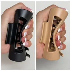 Soft Silicone Fashion Women's Hair Accessories - Stylish, Durable, and Super Anti - Slip (Black and khaki)