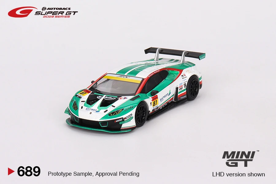 

Коллекция моделей спортивных автомобилей MINIGT 1:64 Lamborghini huracan GT3 EVO2 #87