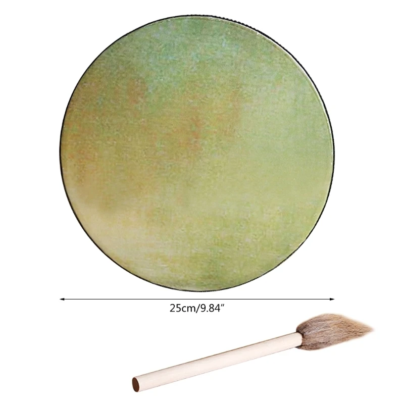 Shaman Drum Handmade Shamanic Drum Spirit Music Playing Instrument Exquisite Appearance Office Decoration Ornament Gift