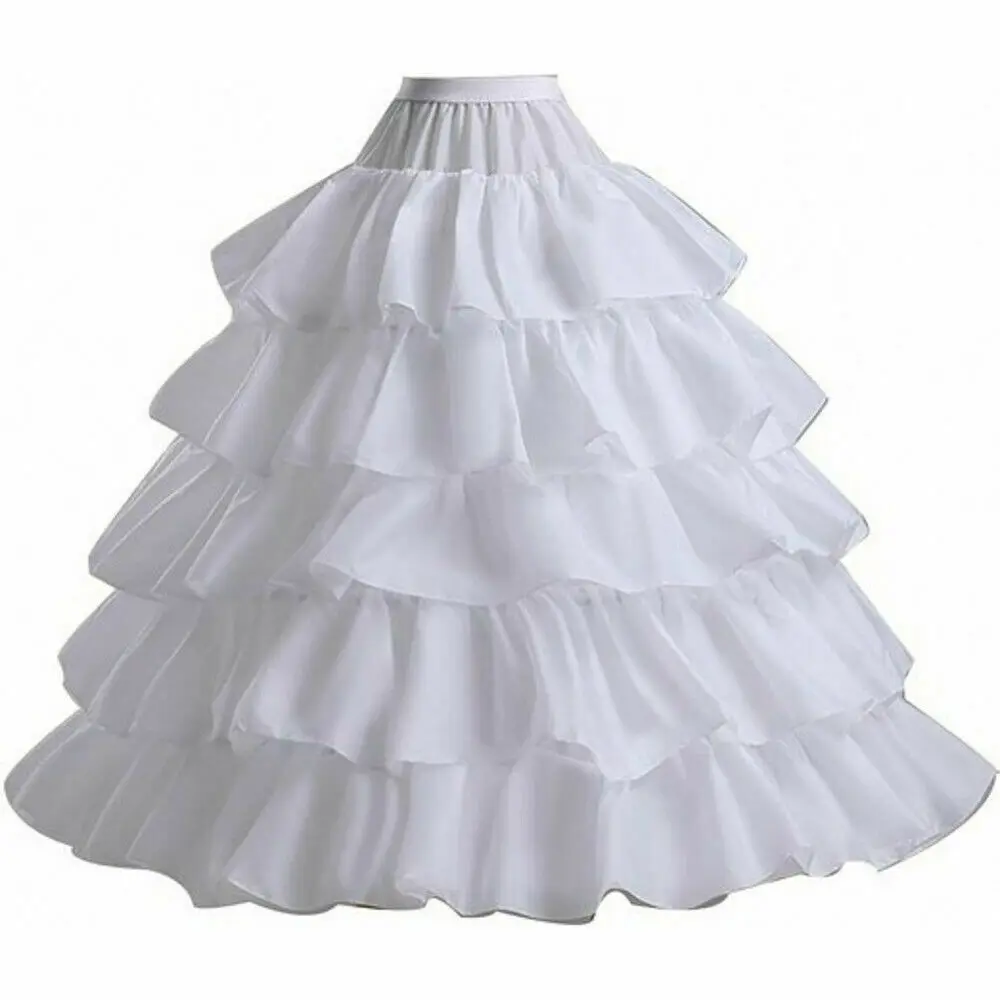 

Girls Crinoline Petticoat Underskirt Lolita Skirt Short for Dance Wedding Bridal