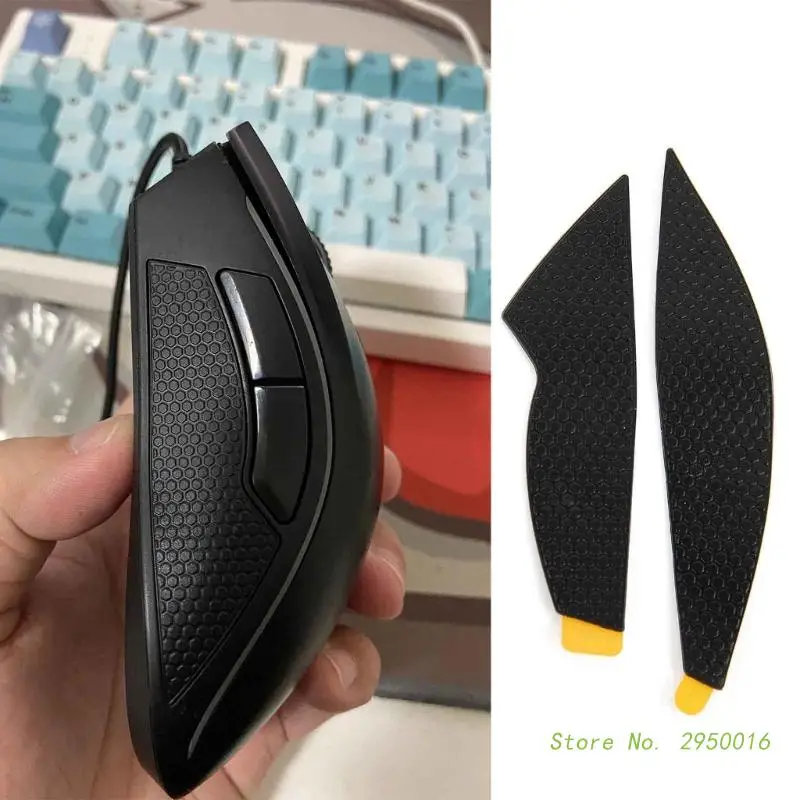 Adesivi Laterali Per Pattini Per Mouse Con Nastro Antiscivolo In Pelle Di Topo Per Razer Mamba 5G / Elite / Tournament Traspirazione Dell'Umidità Pret