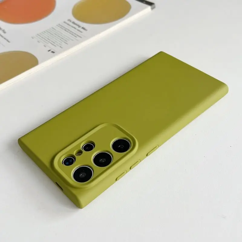 Liquid Silicone Shockproof Phone Case with Lens Protection