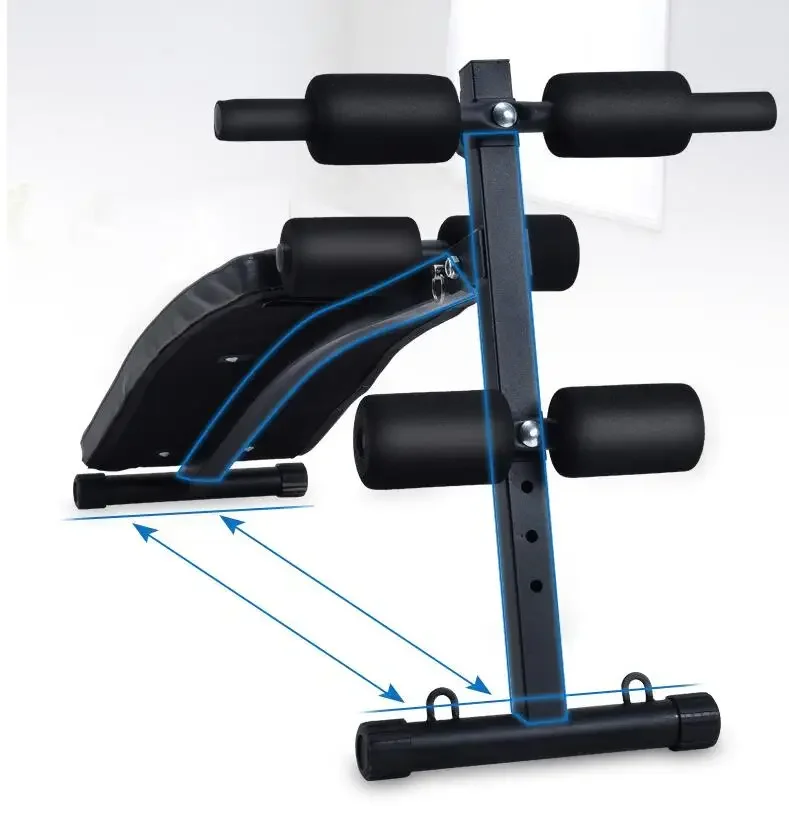 Fitness Adjustable Ab Weight Bench Household Supine Board Sit-up Exercise Workout Bench For Sale