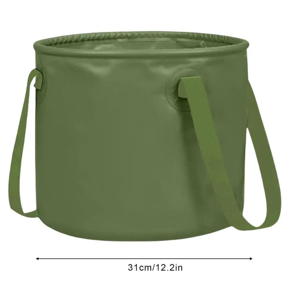 Secchio Pieghevole Per Acqua Da 13L - Blu, Ideale Per Campeggio, Giardinaggio E Lavaggio Auto - Foto 8