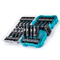 LIBRATON 16x Magnetic Nut Driver Set, SAE Nut Driver for Impact Drill, Deep Nut Driver Set, Impact Driver Bit Set for Car Repair 1