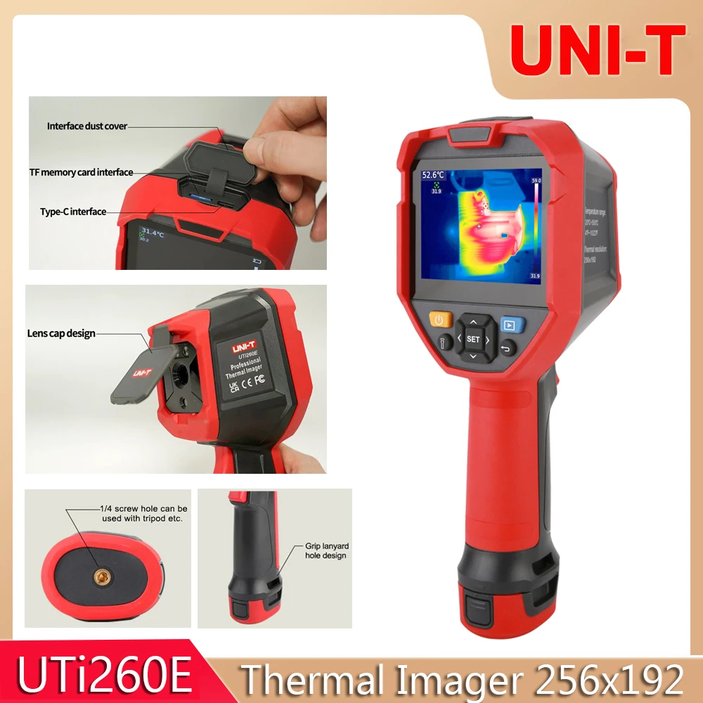 UNITThermalImager256x192UTi260EIndustrialInfraredCamera