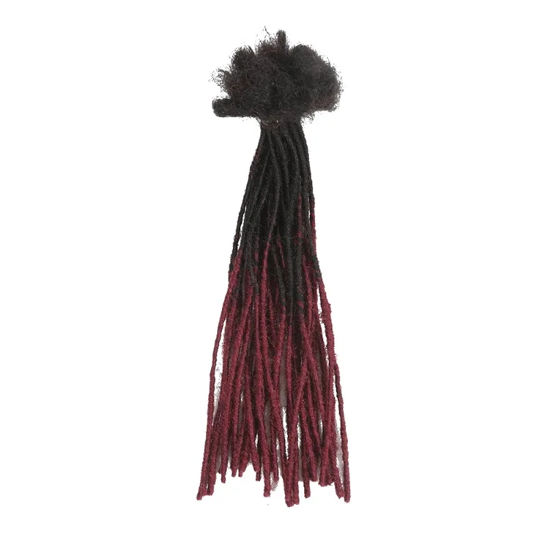 0.2cm locks Extensions Handmade Dreadlocks Human Hair Afro Dreadlocks Extensions Brazilian Real Human Hair For Women/Men 5