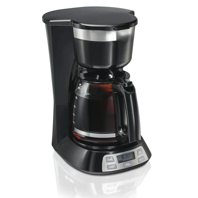 12-cup Coffee Maker, Black Stainless - AliExpress